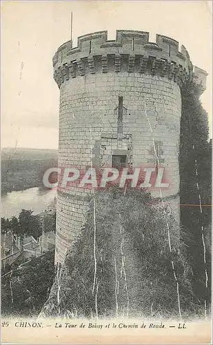 Ansichtskarte AK Chinon La Tour de Boissy et le Chemin de Ronde