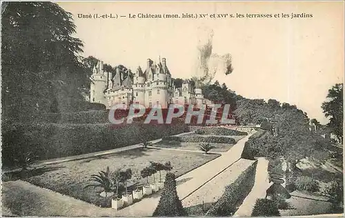 Ansichtskarte AK Usse I et L Le Chateau les terrasses et les jardins