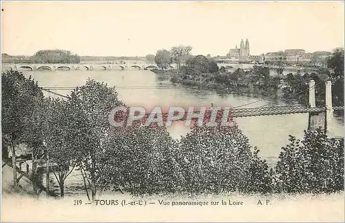 Ansichtskarte AK Tours I et L Vue panoramique sur la Loire