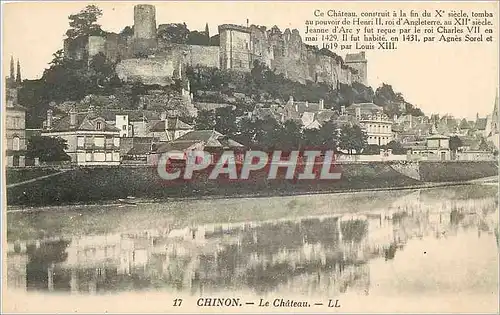 Cartes postales Chinon Le Chateau