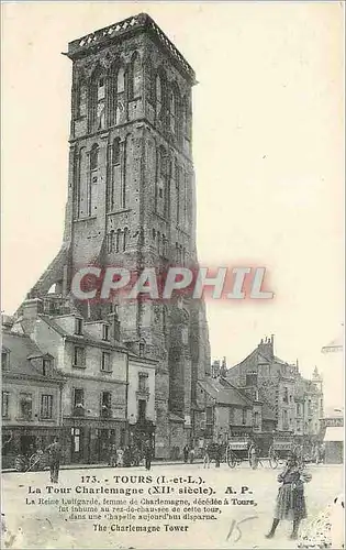 Cartes postales Tours I et L La Tour Charlemagne