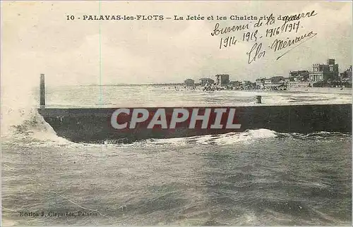 Cartes postales Palavas les Flots Les Jetee et les Chalets