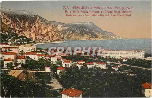 Ansichtskarte AK Beaulieu sur Mer AM Vue generale Baie de la Petite Afrique et Grand Hotel Bristol