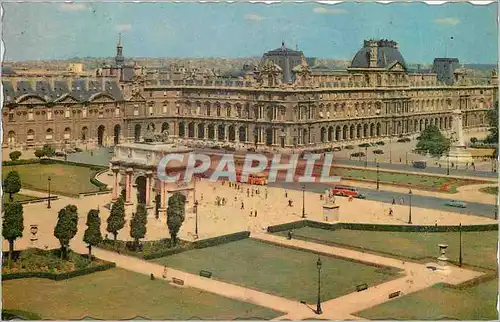 Cartes postales Paris Perspective sur le Louvre