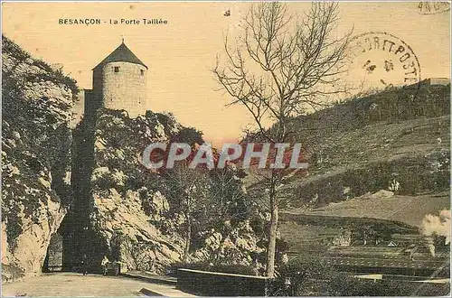 Cartes postales Besancon La Porte Taillee (carte toilee)