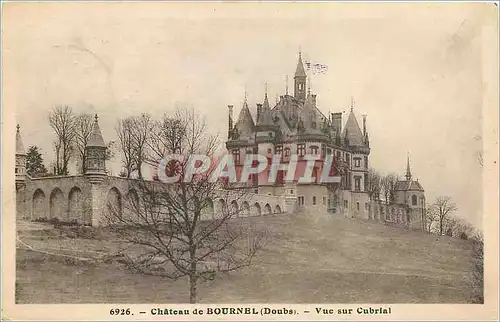 Cartes postales Chateau de Bournel Doubs Vue sur Cubrial