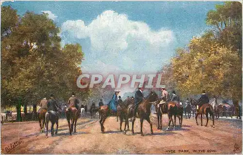 Cartes postales Hyde Park in the Row Chevaux