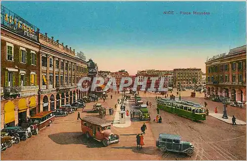 Ansichtskarte AK Nice Place Massena Tramway