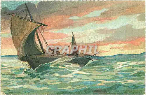 Cartes postales Bateau de peche