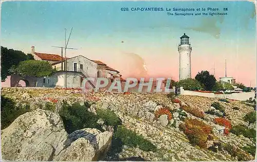 Cartes postales Cap d'Antibes Le Semaphore et le Phare