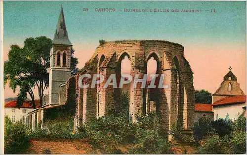 Cartes postales Cahors Ruines de l'Eglise des Jacobins