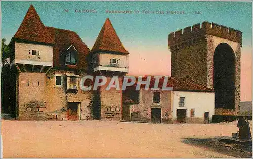 Cartes postales Cahors Barbacane et Tour des Pengus