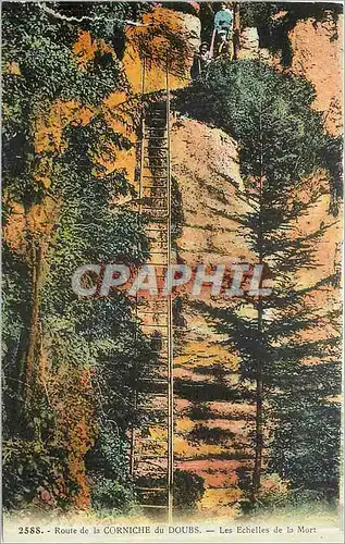 Cartes postales Route de la Corniche du Doubs Les Echelles de la Mort