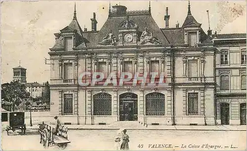 Cartes postales Valence La Caisse d'Epargne