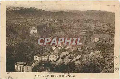 Cartes postales Molitg les Bains et le Village