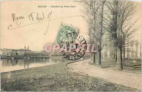Cartes postales Macon Chemin du Pont Vert