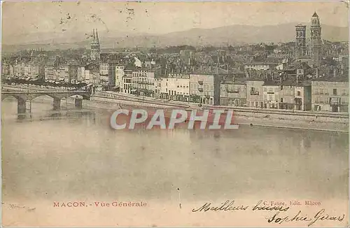 Cartes postales Macon Vue Generale