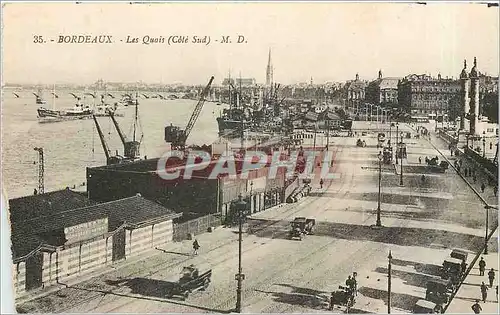 Cartes postales Bordeaux Les Quais Cote Sud