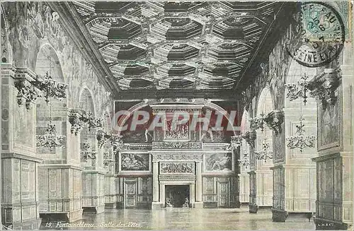 Cartes postales Fontainebleau Salle des Etes