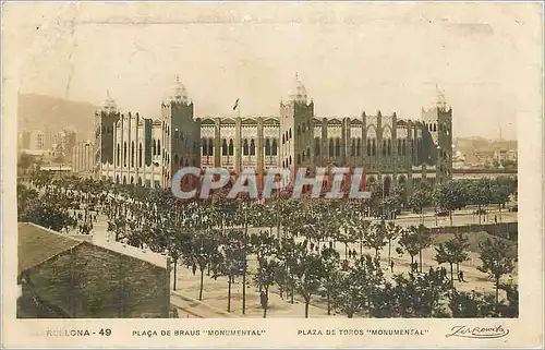 Cartes postales Barcelona Place de Braus Monumental