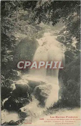 Ansichtskarte AK Environs de Bagneres de Bigorre Gripp Cascade du Tourmalet