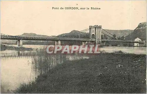 Ansichtskarte AK Pont de Cordon sur le Rhone