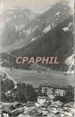 Moderne Karte Pralognan la Vanoise Sav Le Grand Hotel Village du Barioz et le Petit Mont Blanc