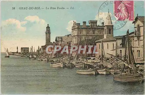Cartes postales Grau du Roi La Rive Droite Bateaux
