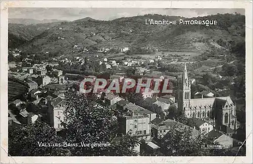 Cartes postales Vals les Bains Vue generale