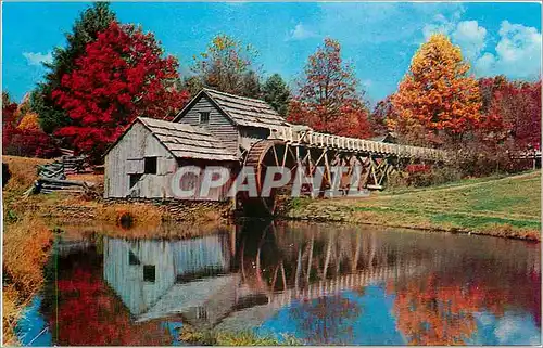 Ansichtskarte AK Marbry Mill Located on the Blue Ridge Parkway Va