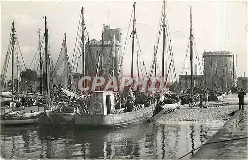 Moderne Karte La Rochelle Entree du Port Bateaux