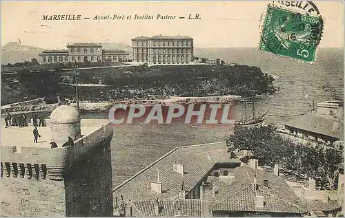 Cartes postales Marseille Avant Port et l'Institut Pasteur