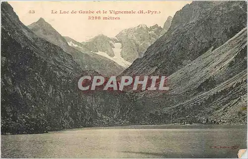 Cartes postales Le Lac de Gaube et le Vignemale H Pyr