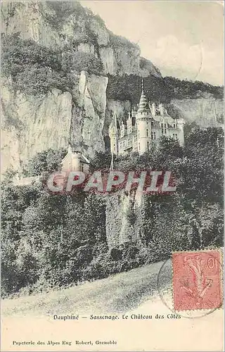 Cartes postales Dauphine Sassenage Le Chateau des Cotes