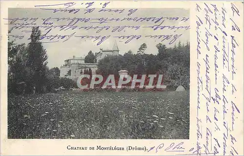 Cartes postales Chateau de Monteleger Drome