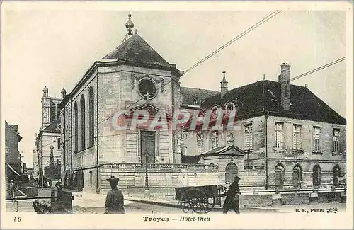 Cartes postales Troyes Hotel Dieu