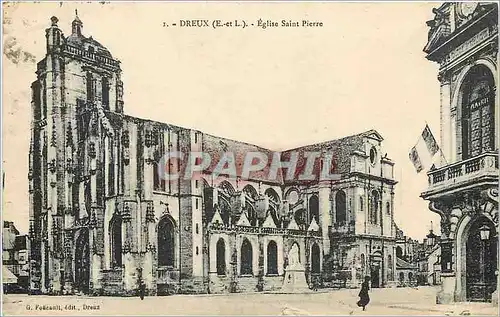 Cartes postales Dreux E et L Eglise Saint Pierre