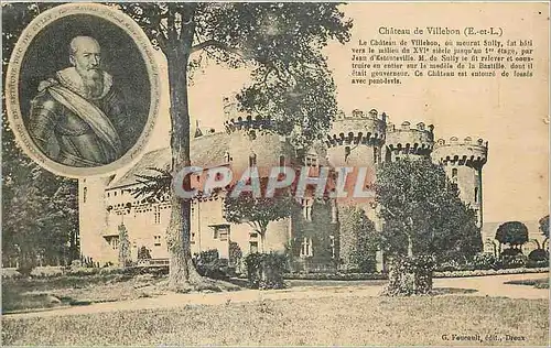 Cartes postales Chateau de Villebon E et L