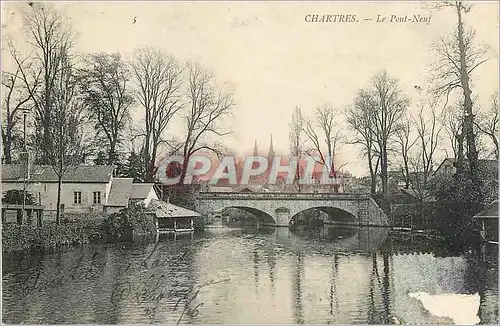 Ansichtskarte AK Chartres Le Pont Neuf