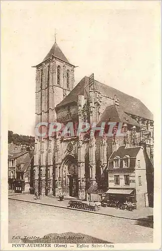 Cartes postales Pont Audemer Eure Eglise Saint Ouen