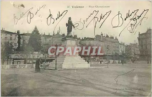 Cartes postales Valence Place Championnet