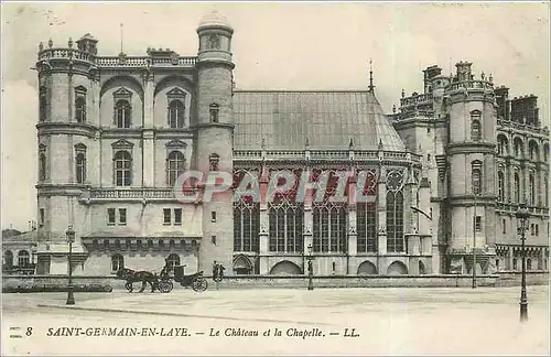 Cartes postales Saint Germain en Laye Le Chateau et la Chapelle