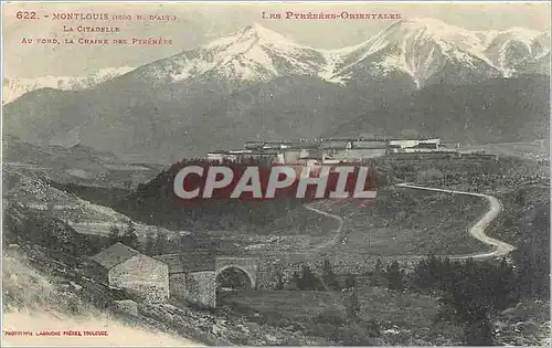 Ansichtskarte AK Montlouis La Citadelle Au Fond La Chaine des Pyrenees