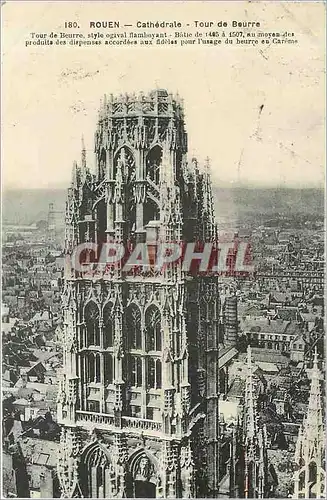 Ansichtskarte AK Rouen Cathedrale Tour de Beurre