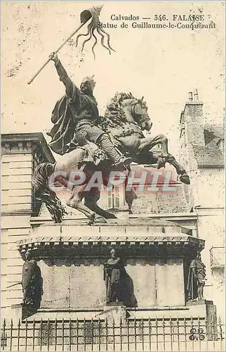 Cartes postales Calvados Falaise Statue de Guillaume le Conquerant