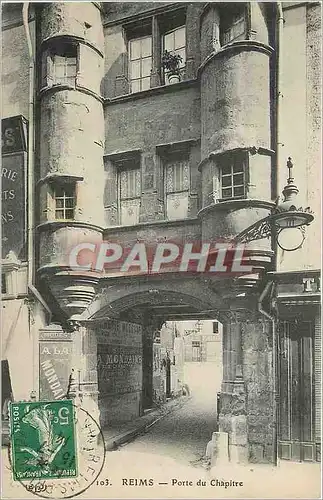 Cartes postales Reims Porte du Chapitre