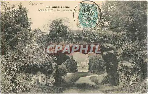 Ansichtskarte AK Epernay La Champagne Boursault Le Pont de Roches