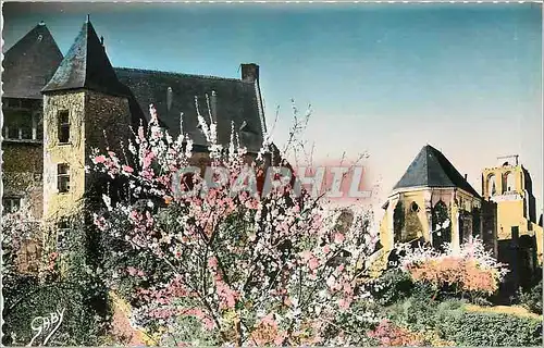 Cartes postales moderne Cormery I et L Logis abbatiaux