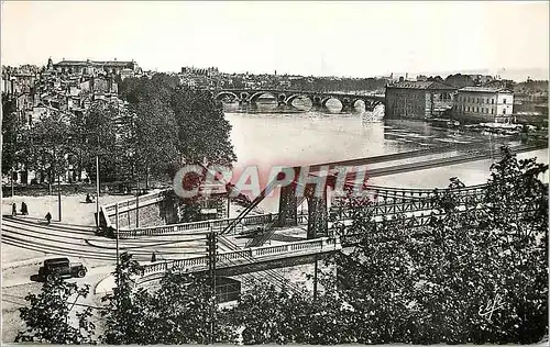 Cartes postales moderne Toulouse Vue sur la Garonne Pont Saint Pierre et Pont Neuf