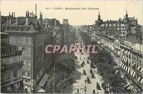 Cartes postales Paris Boulevard des Italiens